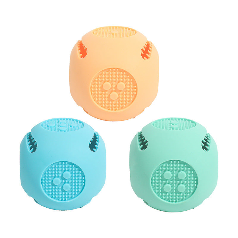 Jouet Interactif Silicone à Macher pour Chien - Distributeur de Croquettes
