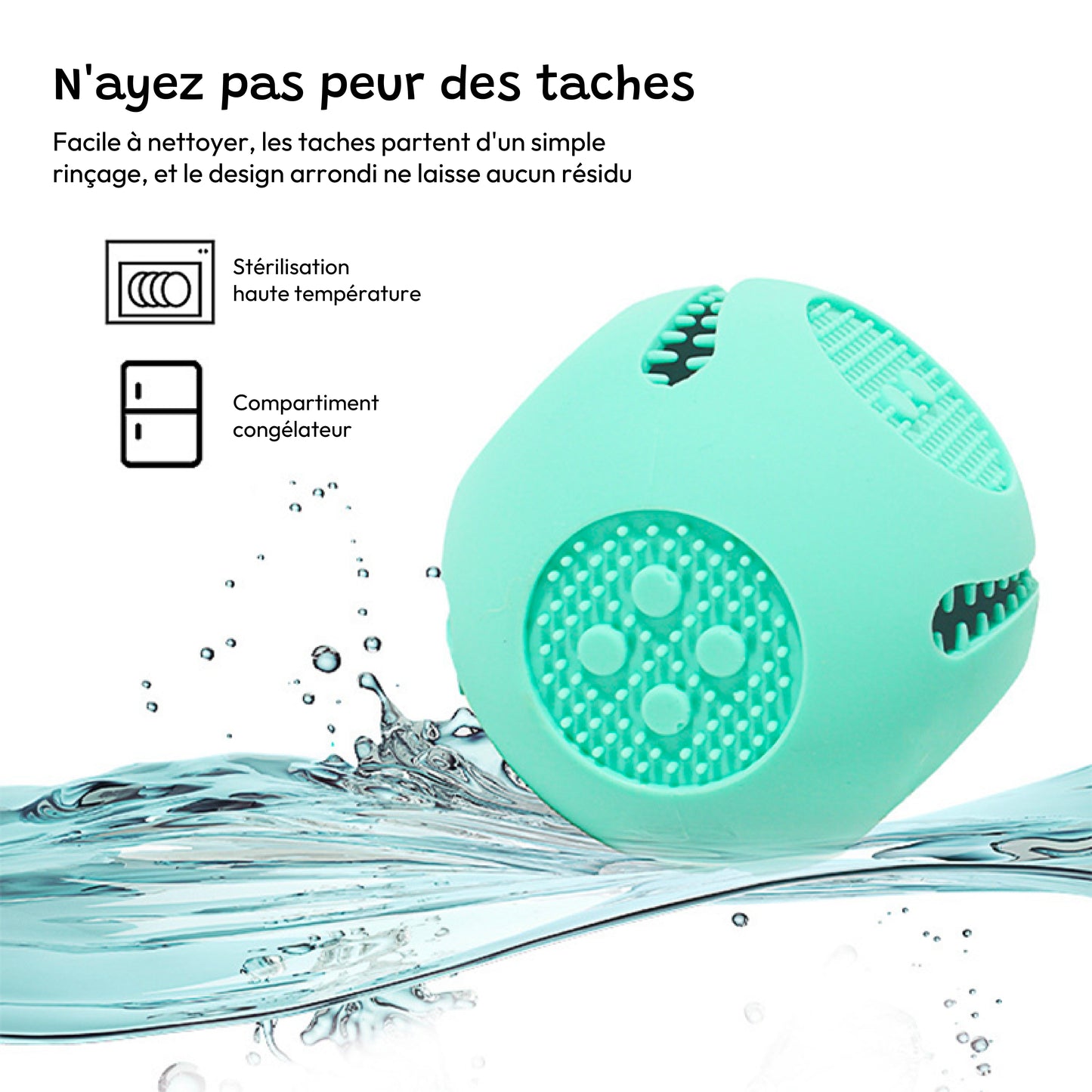 Jouet Interactif Silicone à Macher pour Chien - Distributeur de Croquettes