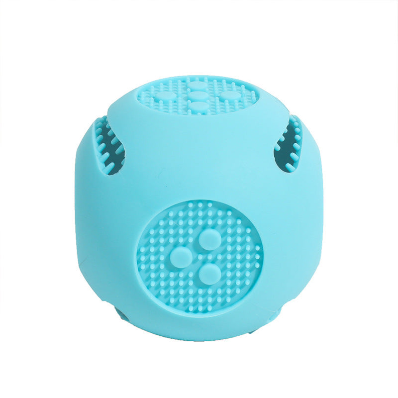 Jouet Interactif Silicone à Macher pour Chien - Distributeur de Croquettes