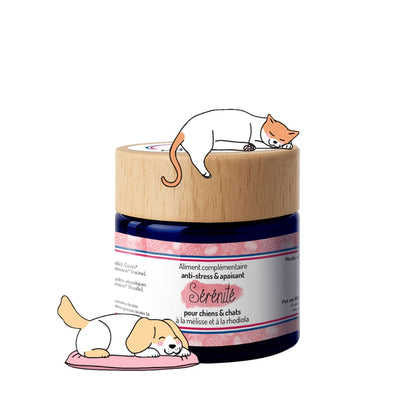 Sérénité - Complément Anti-Stress Chien Chat | Anxiété & Apaisement Naturel