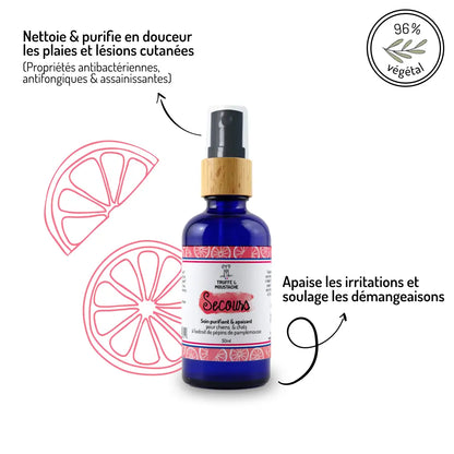 Antiseptique Naturel Chien Chat - Soin Anti-Démangeaison Secours