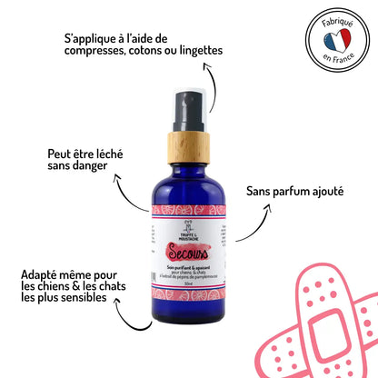 Antiseptique Naturel Chien Chat - Soin Anti-Démangeaison Secours