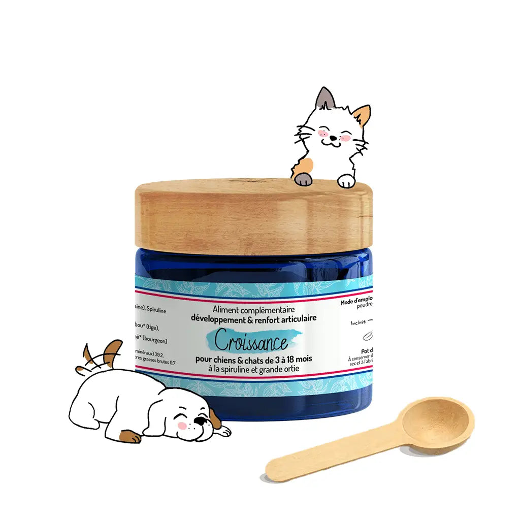 Croissance - Complément Alimentaire Chiot Chaton | Développement Osseux & Articulaire