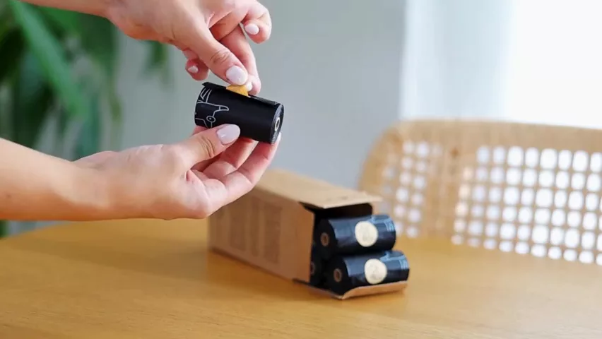 Recharges sacs à déjections chien biodégradables - Compatible avec distributeur sur laisse - CasualPets